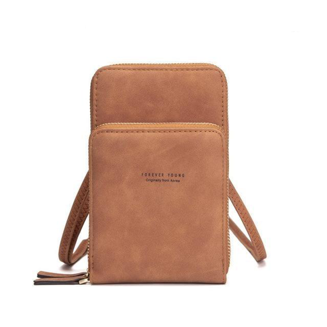 Mosrugs | Triple Secure Leather Phone Purse: Elegance Meets Practicality