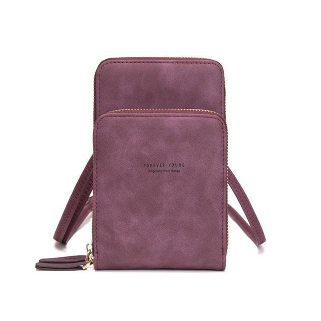 Mosrugs | Triple Secure Leather Phone Purse: Elegance Meets Practicality