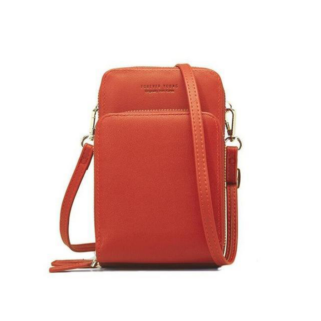 Mosrugs | Triple Secure Leather Phone Purse: Elegance Meets Practicality