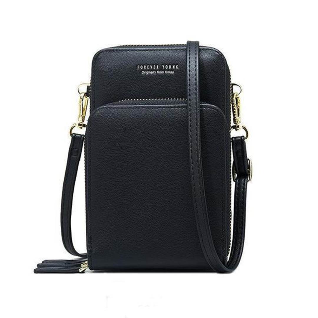 Mosrugs | Triple Secure Leather Phone Purse: Elegance Meets Practicality
