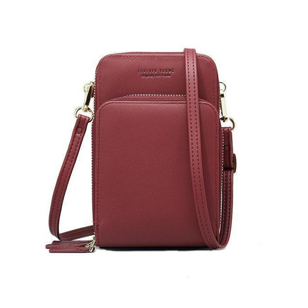 Mosrugs | Triple Secure Leather Phone Purse: Elegance Meets Practicality