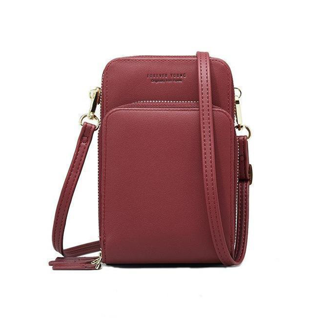 Mosrugs | Triple Secure Leather Phone Purse: Elegance Meets Practicality