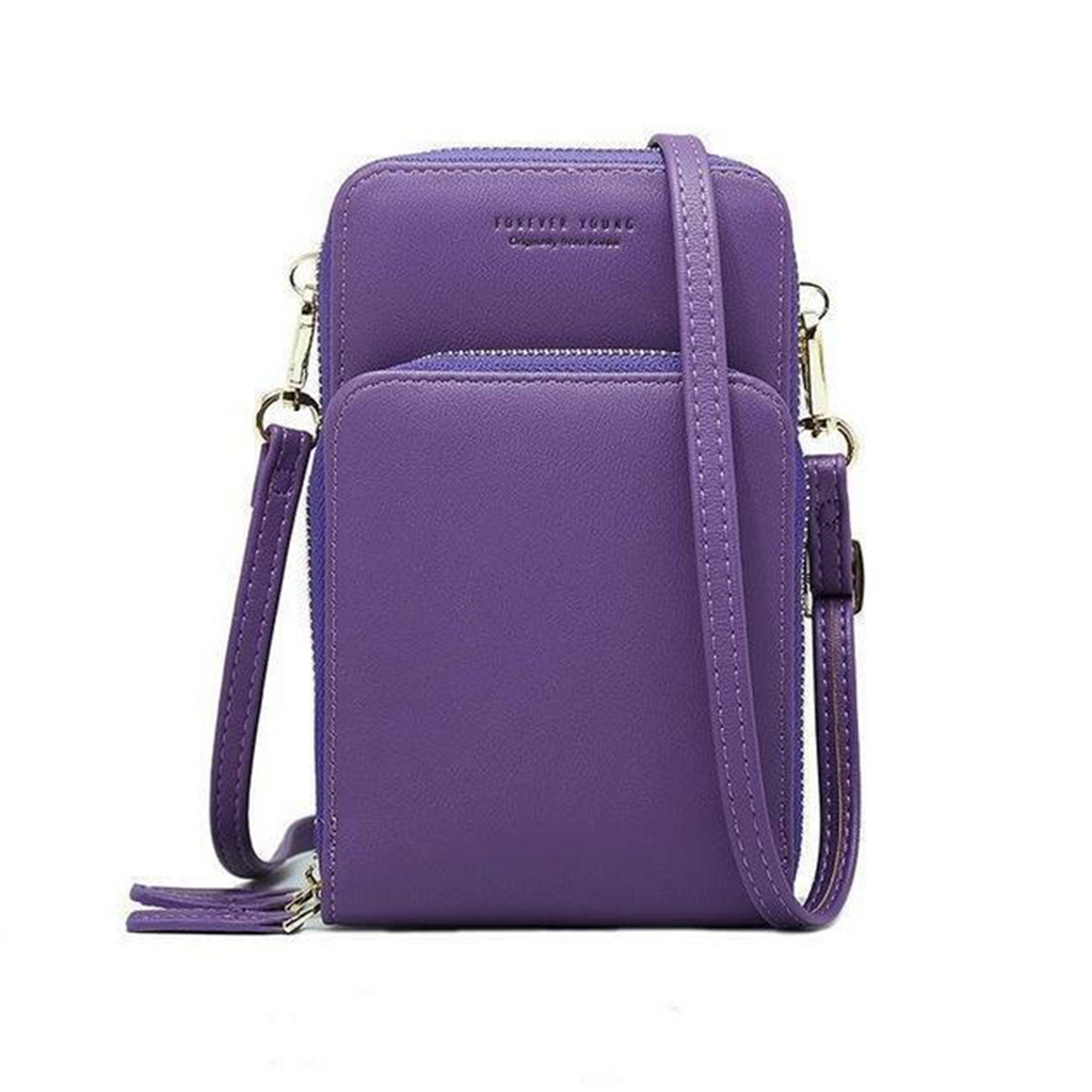 Mosrugs | Triple Secure Leather Phone Purse: Elegance Meets Practicality