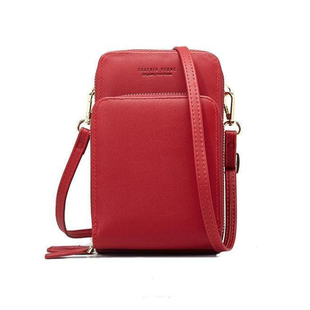 Mosrugs | Triple Secure Leather Phone Purse: Elegance Meets Practicality