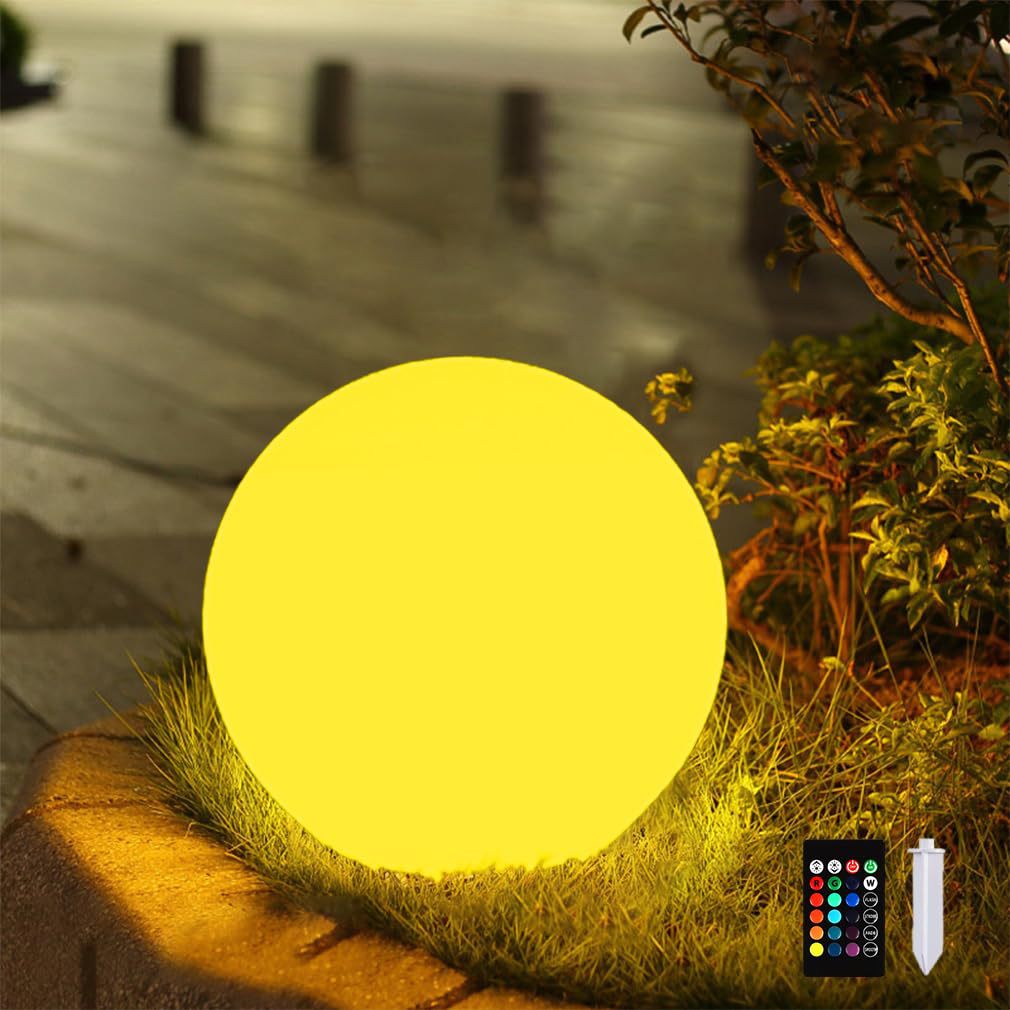 Mosrugs | SphereRay | Modern Solar Globe Light for Outdoor Spaces