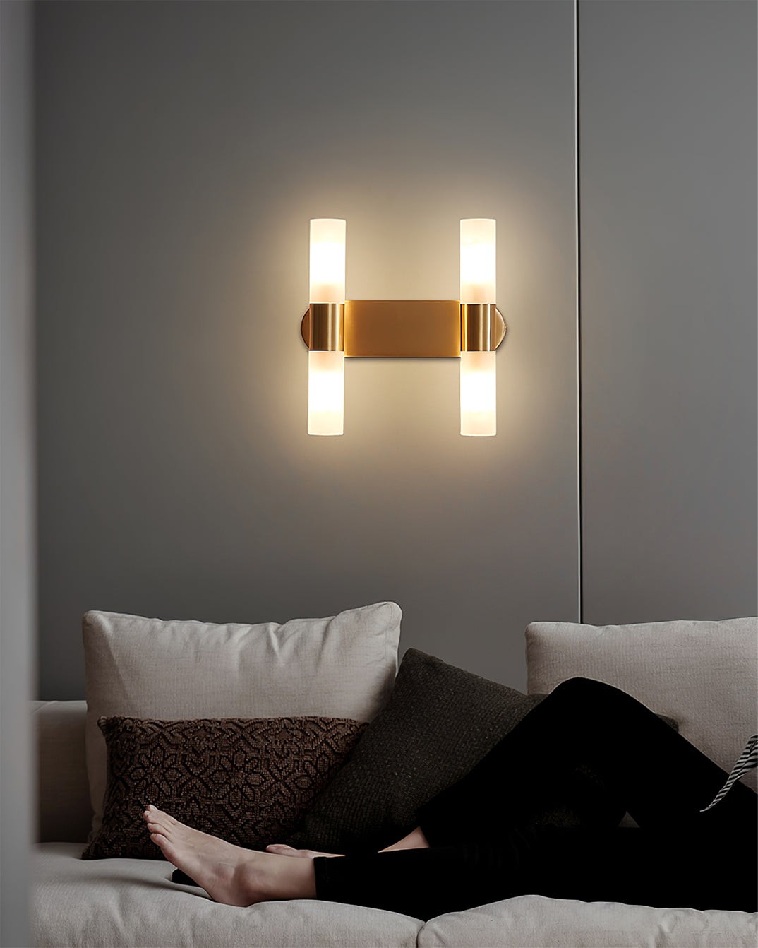 Mosrugs | CylindraGlow – Chic Cylindrical Wall Lamp for Timeless Ambience