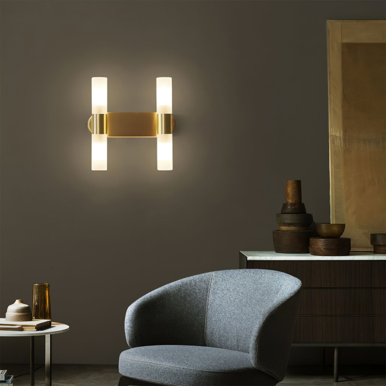 Mosrugs | CylindraGlow – Chic Cylindrical Wall Lamp for Timeless Ambience