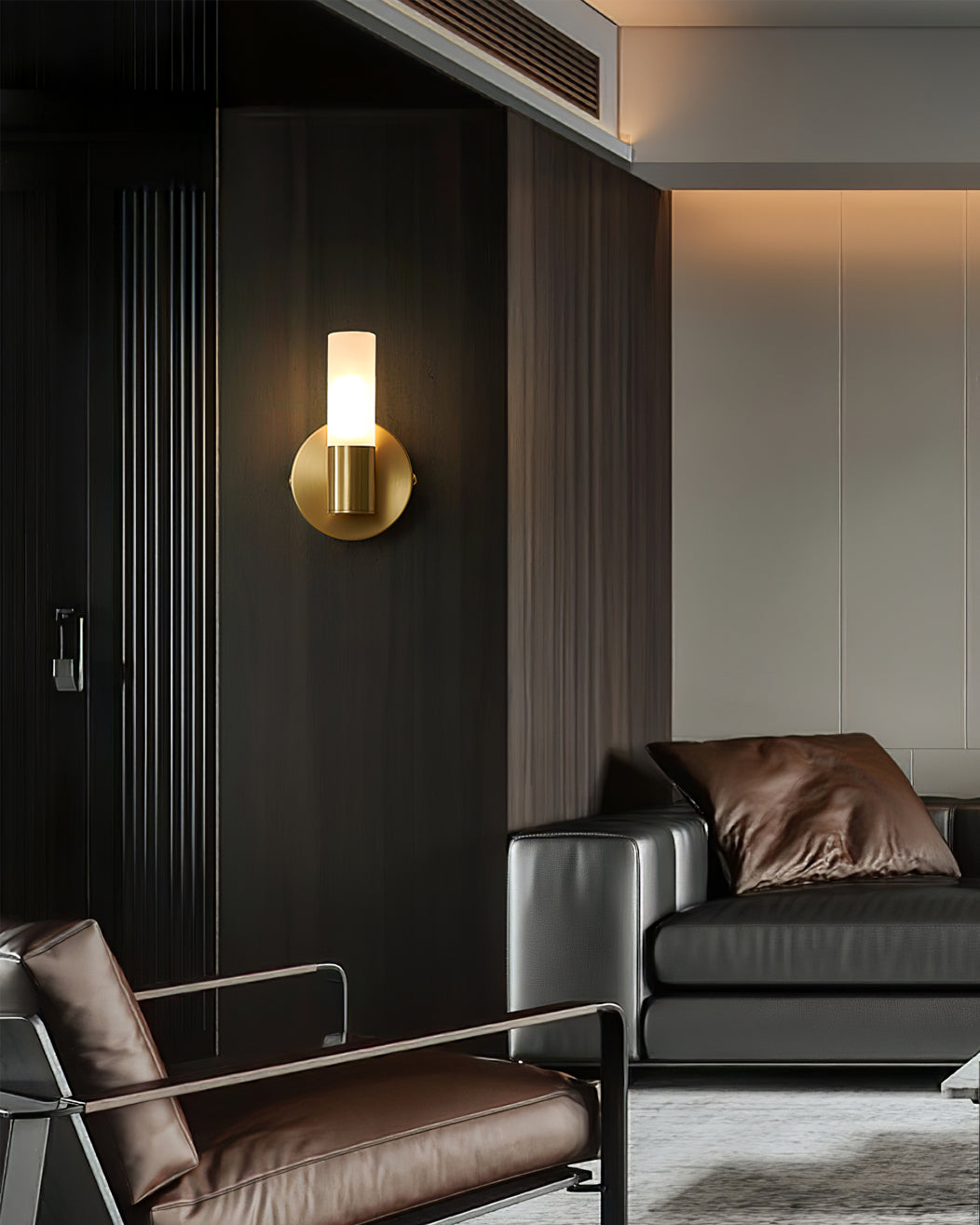 Mosrugs | CylindraGlow – Chic Cylindrical Wall Lamp for Timeless Ambience