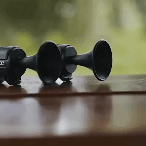 Mosrugs | Powerful 120 dB Bike Horn | Waterproof, Shock-Resistant & Easy Tool-Free Installation for Safe Riding in Any Weather