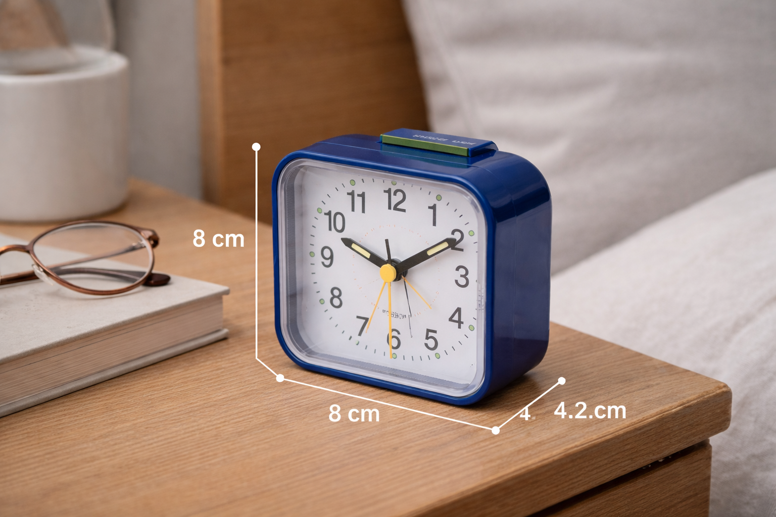 Mosrugs | Silent & Peaceful Alarm Clock – Non-Ticking, Gentle Wake-Up Light, Snooze Function