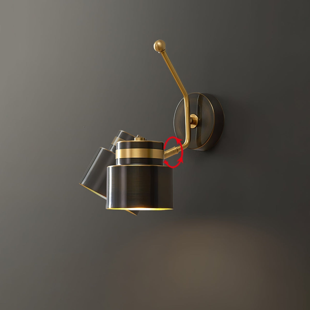 Mosrugs | ShadowGlow - Glossy Wall Sconce