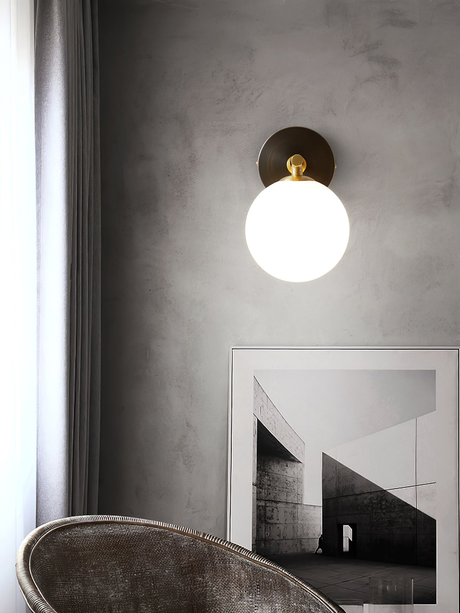 Mosrugs | GlobalGlow – Gold Wall Lamp with Global Inspiration