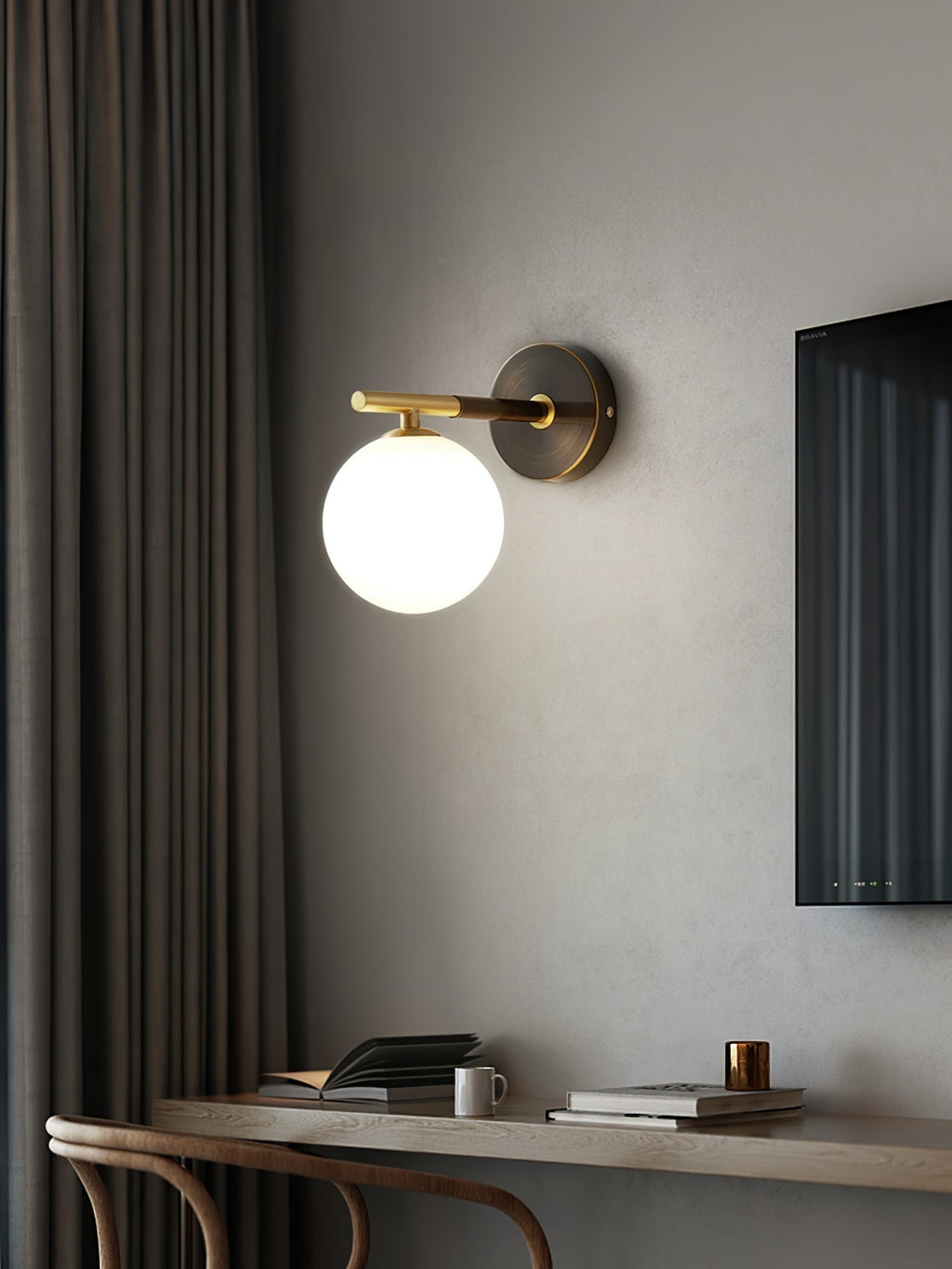 Mosrugs | GlobalGlow – Gold Wall Lamp with Global Inspiration