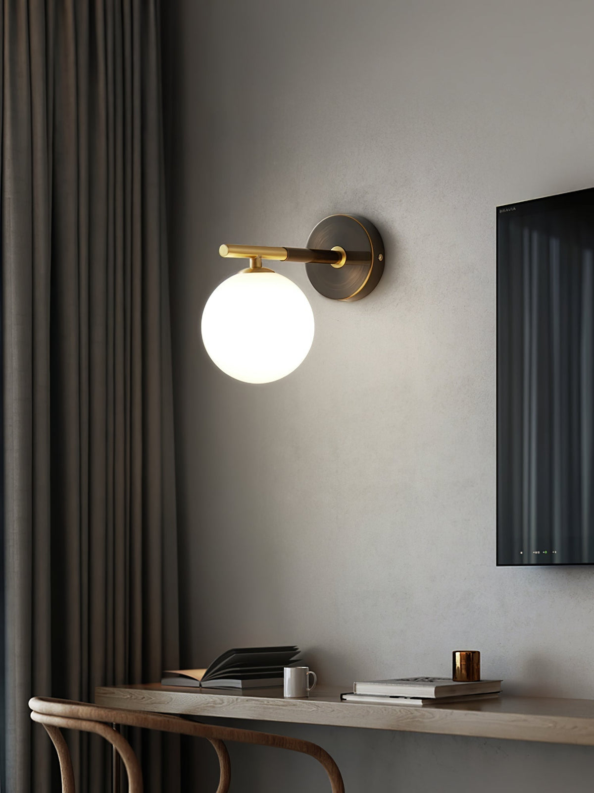 Mosrugs | GlobalGlow – Gold Wall Lamp with Global Inspiration