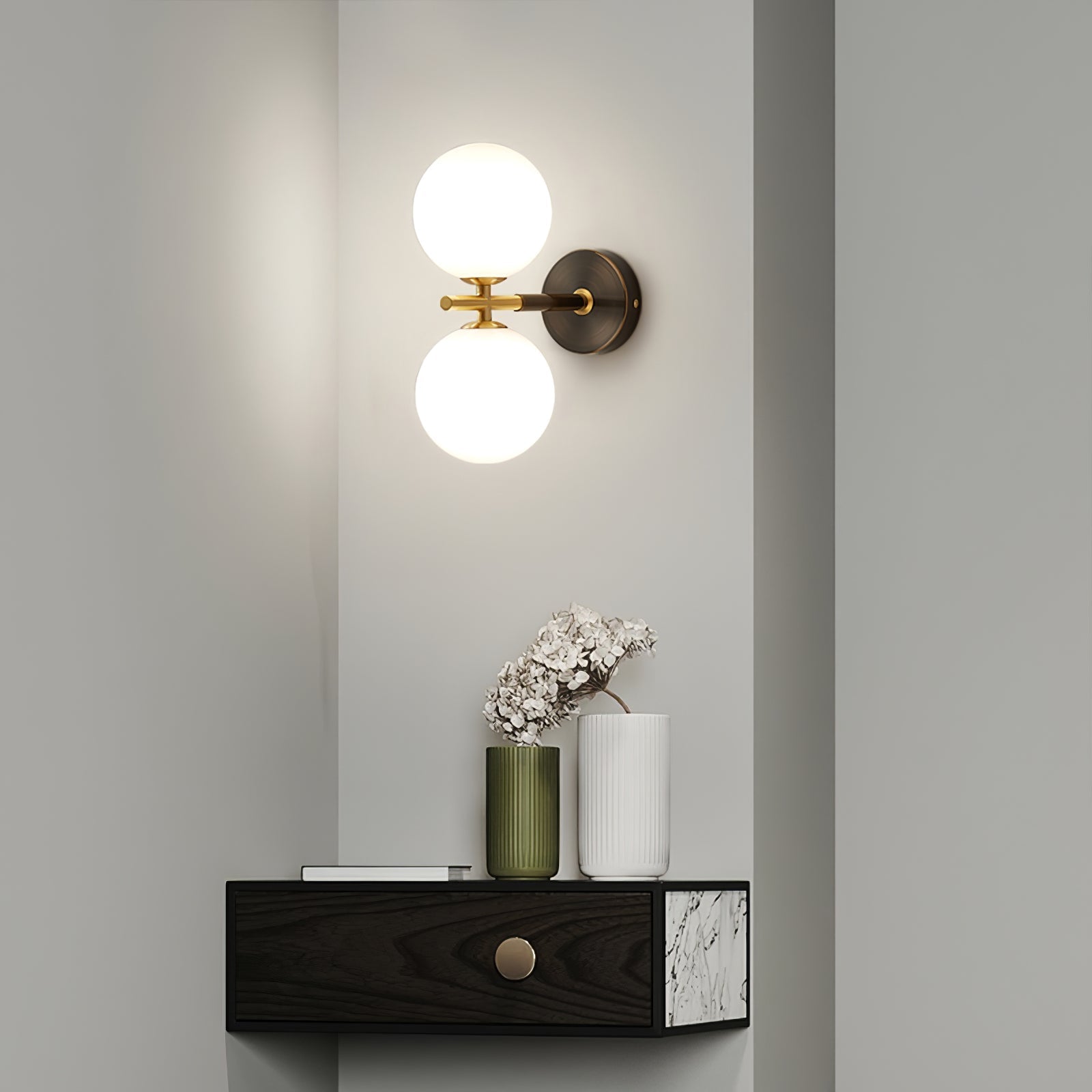 Mosrugs | GlobalGlow – Gold Wall Lamp with Global Inspiration