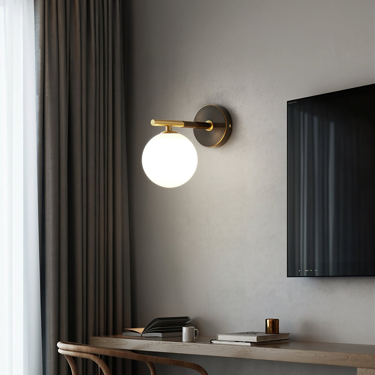 Mosrugs | GlobalGlow – Gold Wall Lamp with Global Inspiration