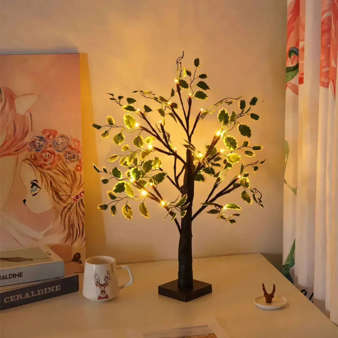 Mosrugs | BrightTree LED Lamp – Illuminated Tree Light for Home Décor and Ambient Lighting