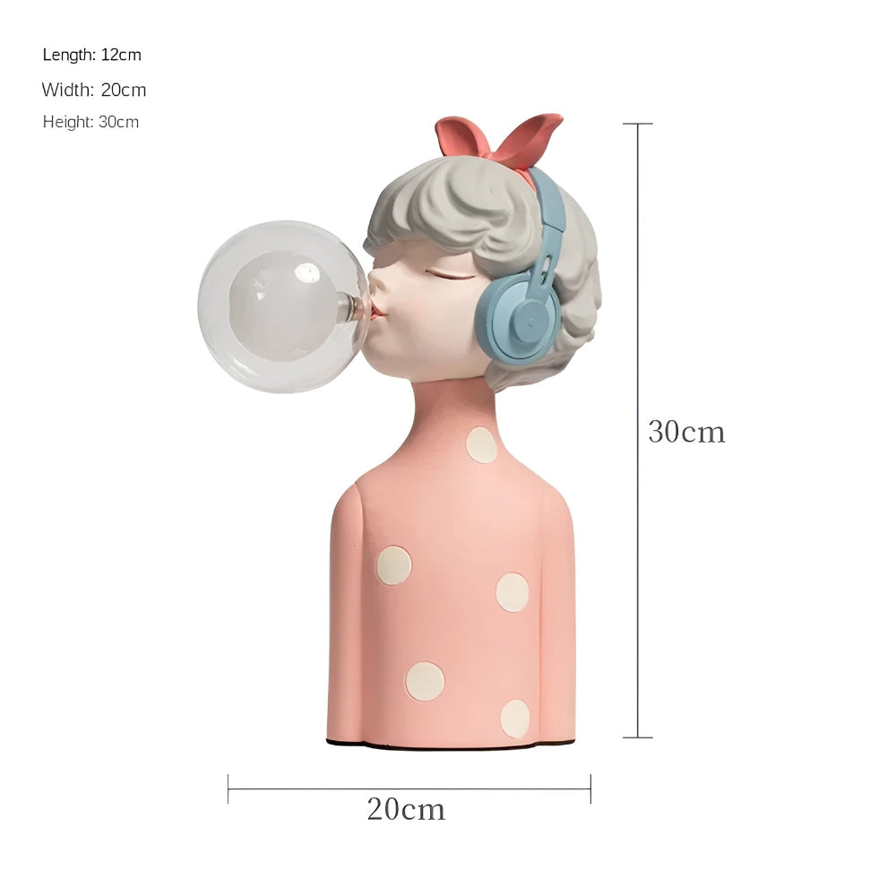 Mosrugs | BubbleFairies Table Lamp – Enchanting Quartet Cartoon Girl Figurine Light