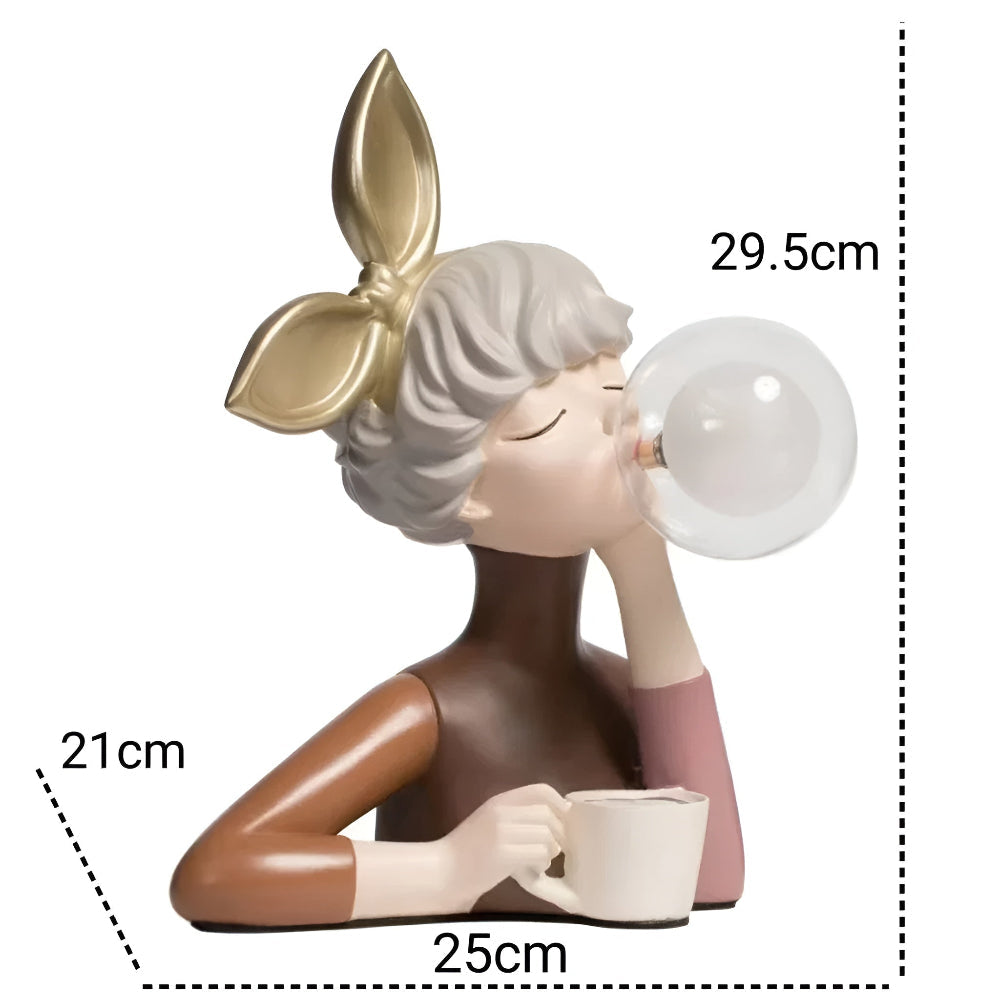 Mosrugs | BubbleFairies Table Lamp – Enchanting Quartet Cartoon Girl Figurine Light
