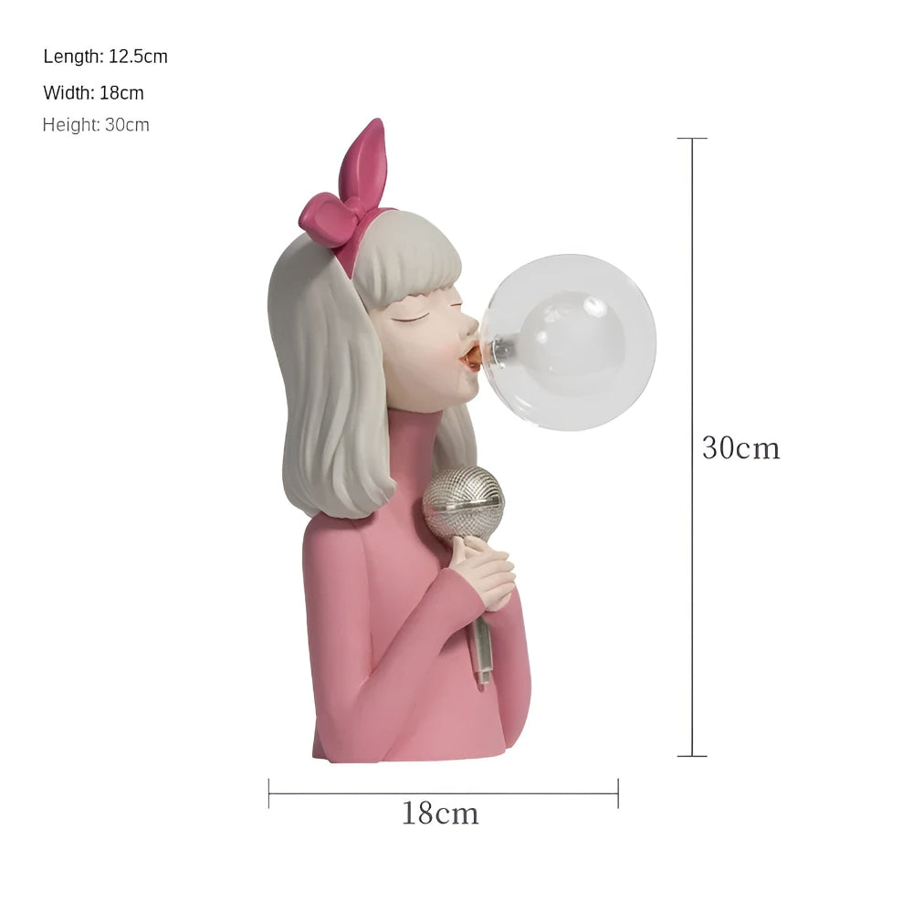 Mosrugs | BubbleFairies Table Lamp – Enchanting Quartet Cartoon Girl Figurine Light