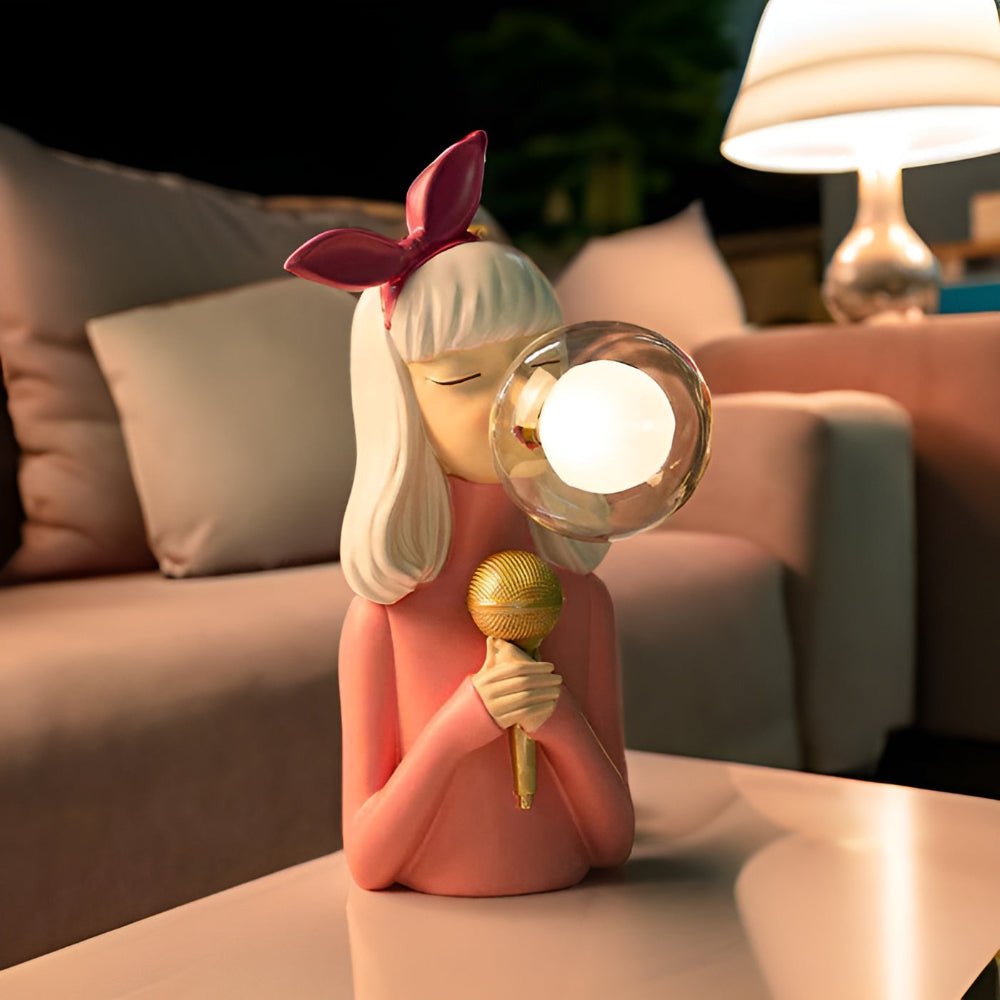 Mosrugs | BubbleFairies Table Lamp – Enchanting Quartet Cartoon Girl Figurine Light