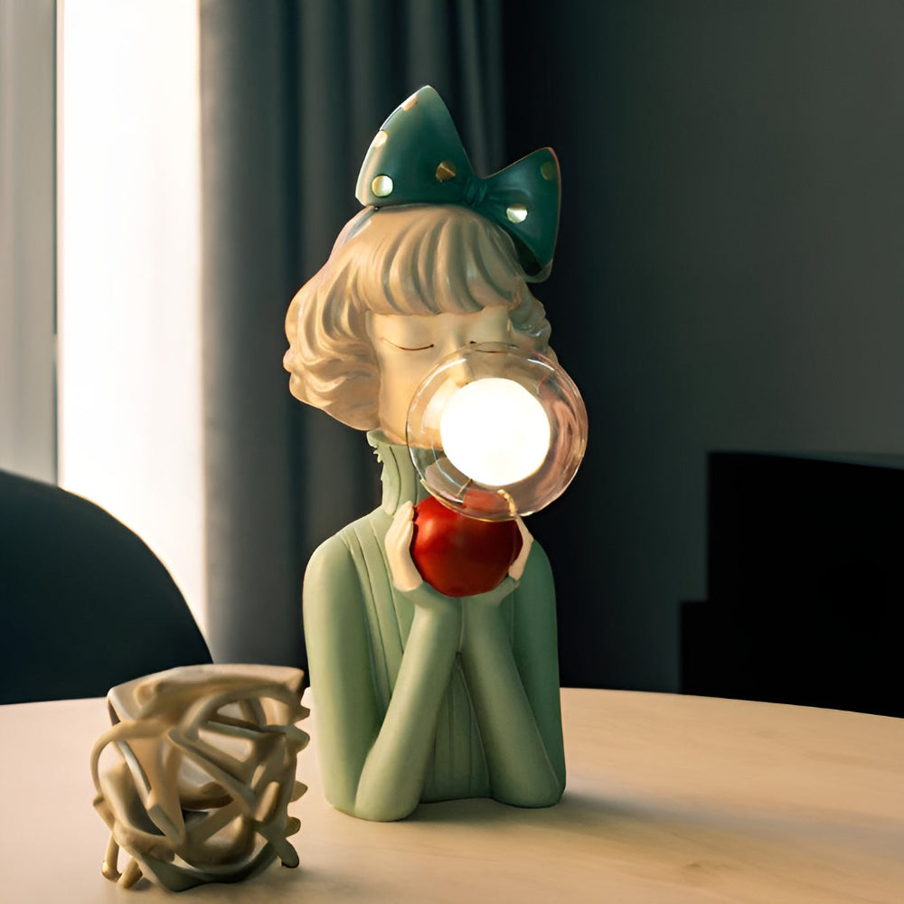 Mosrugs | BubbleFairies Table Lamp – Enchanting Quartet Cartoon Girl Figurine Light