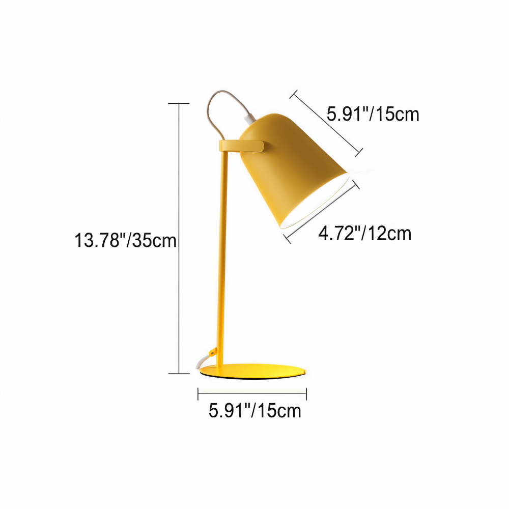 Mosrugs | Modern Rotating Desk Lamp – Eye-Friendly Adjustable Lighting for Reading, Studying & Relaxing