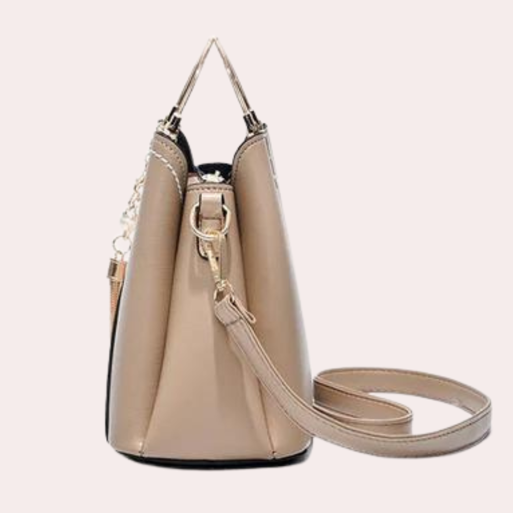 Mosrugs | Vero – Elegant Leather Handbag with Multiple Compartments | Stylish Shoulder & Crossbody Bag