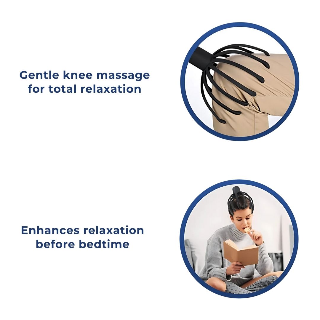 Mosrugs | Smart Electric Octopus Head Massager Machine for Scalp Massage, Stress Relief, Improved Sleep & Multi-Directional Vibration
