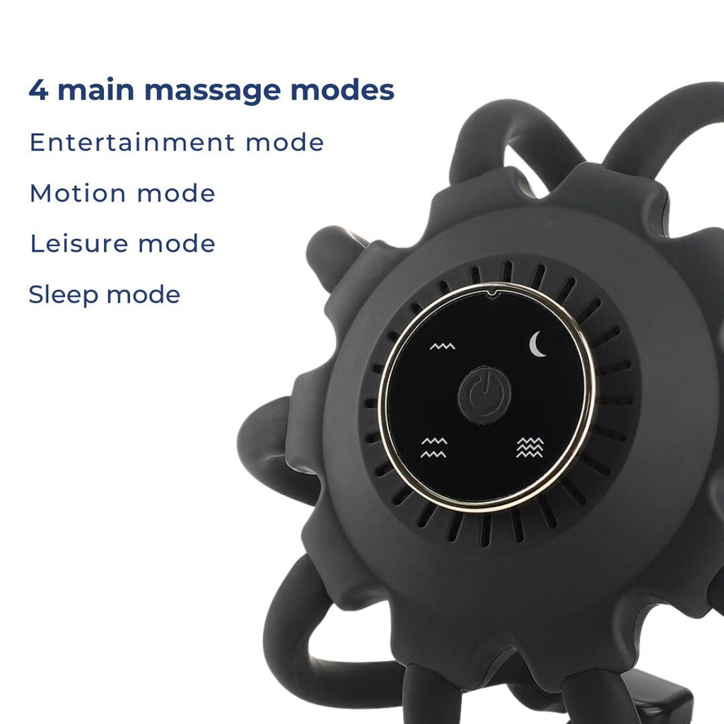 Mosrugs | Smart Electric Octopus Head Massager Machine for Scalp Massage, Stress Relief, Improved Sleep & Multi-Directional Vibration