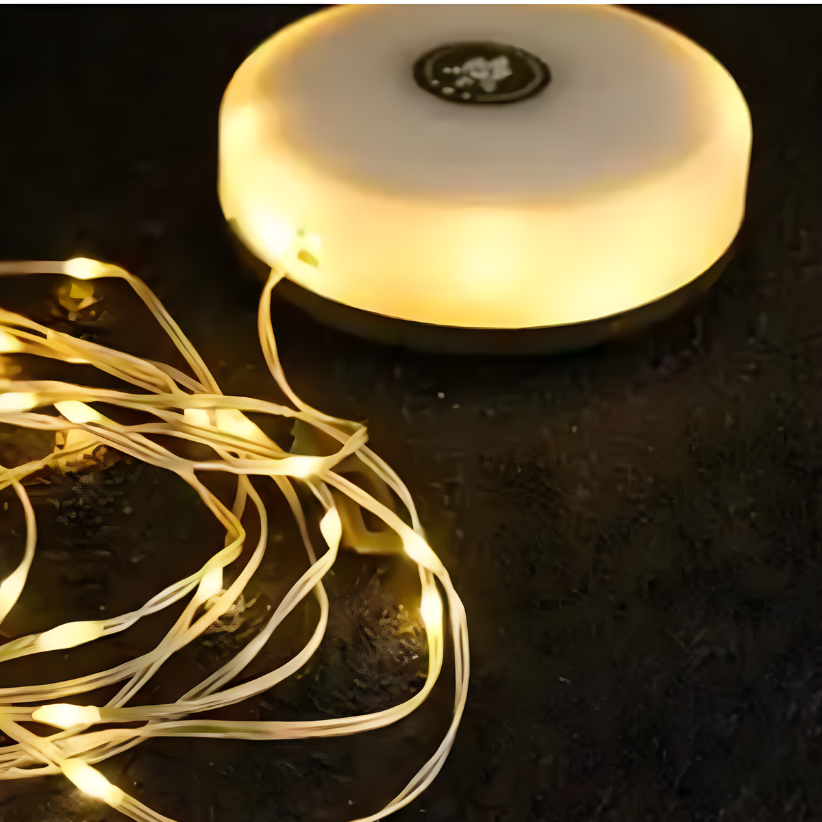 Mosrugs | CampBeam LED Outdoor String Lights – Rechargeable Waterproof Lights with Magnetic Hooks & 5 Lighting Modes