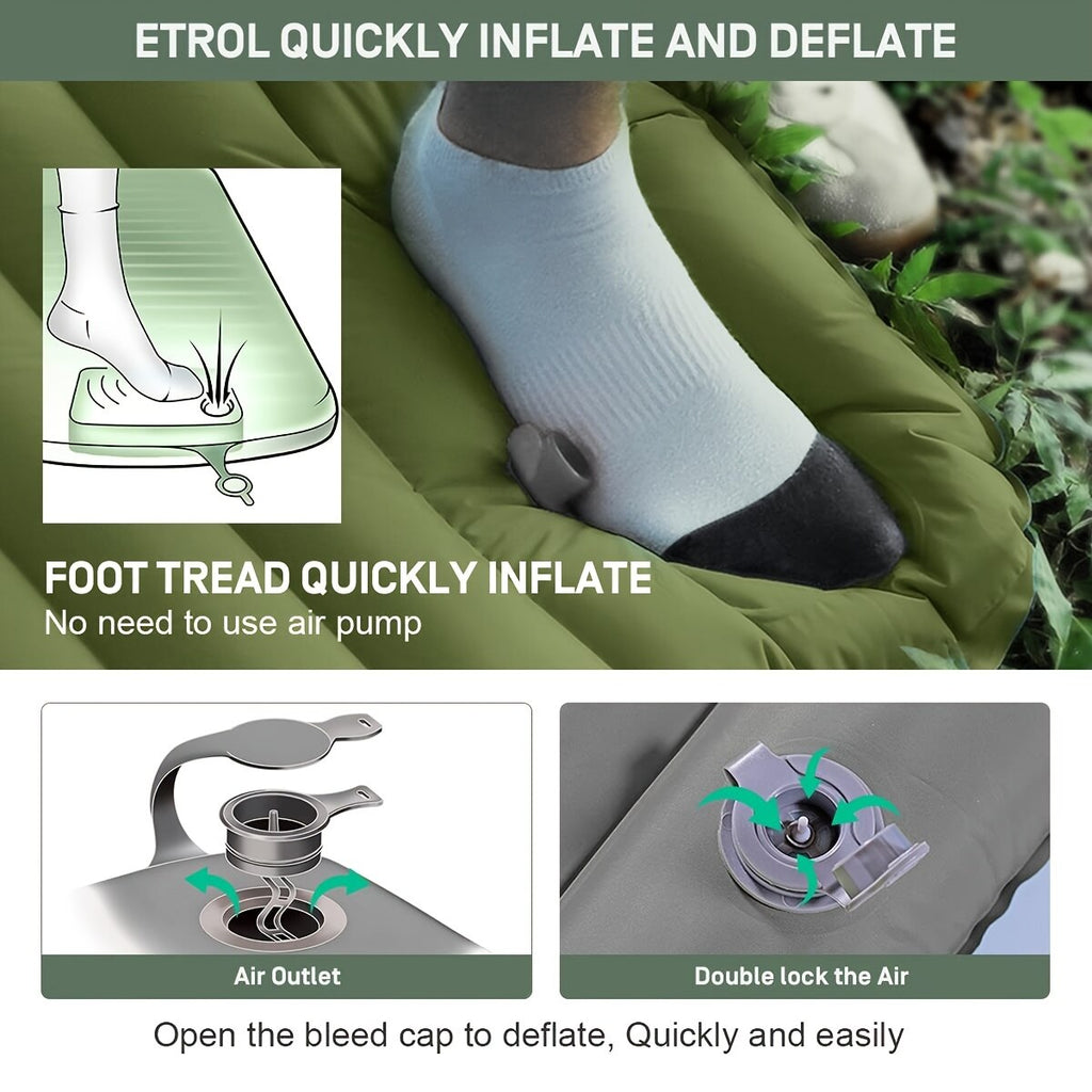Mosrugs | Adventure-Ready Inflatable Mattress - Your Ultimate Camping Companion