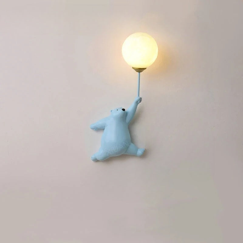 Mosrugs | FairyGlow – Cartoon Wall Light for Kids | Magical Night Light with 3D Moon Design