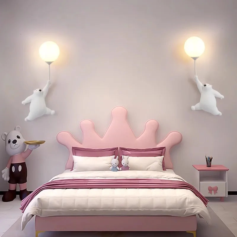 Mosrugs | FairyGlow – Cartoon Wall Light for Kids | Magical Night Light with 3D Moon Design