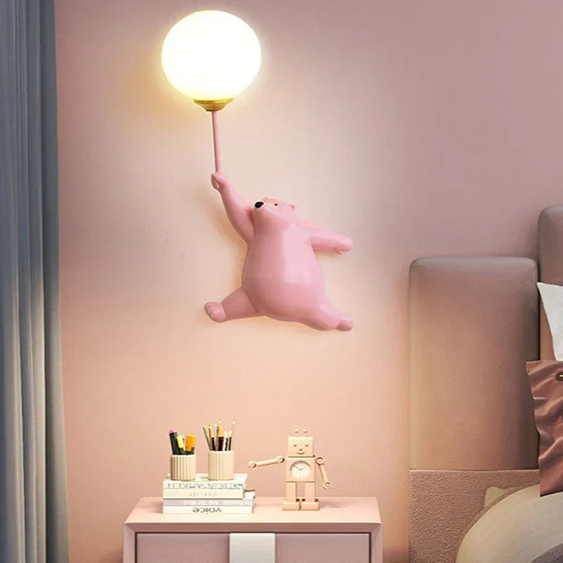 Mosrugs | FairyGlow – Cartoon Wall Light for Kids | Magical Night Light with 3D Moon Design