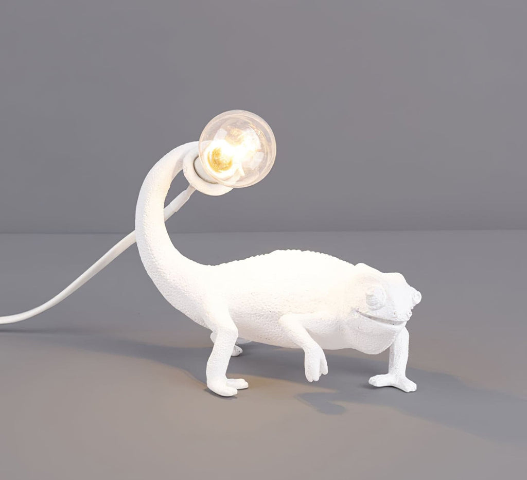 Mosrugs | CamouGlow – Resin Table Lamp with Charming Chameleon Detail