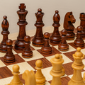 Mosrugs | Wooden Chess Set – Tournament Grade Folding Board with Handcrafted Pieces