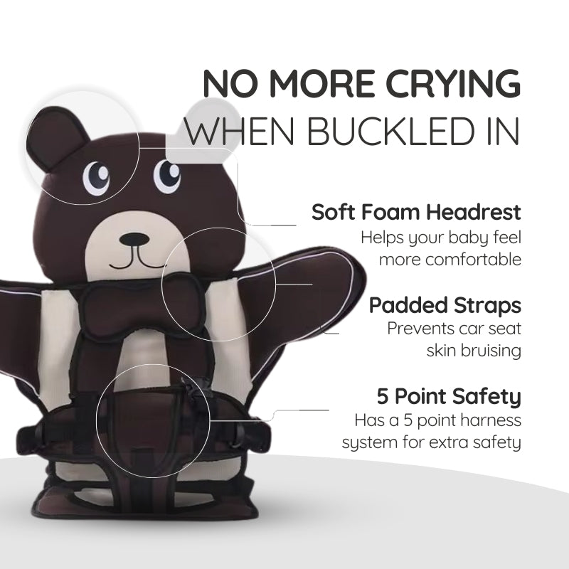 Mosrugs | Child Car Protection Cushion Seat Bear