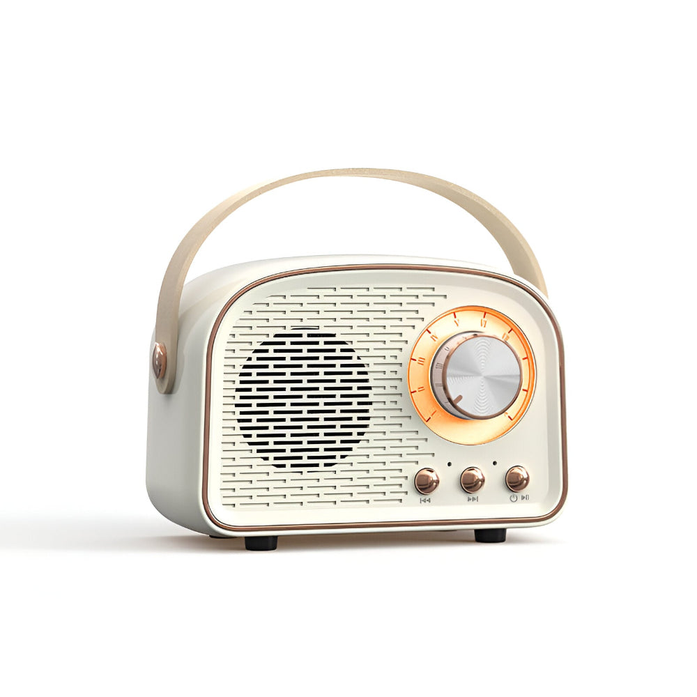 Mosrugs | Classic Retro Bluetooth Speaker – Stylish Wireless Sound System with Vintage Radio Design