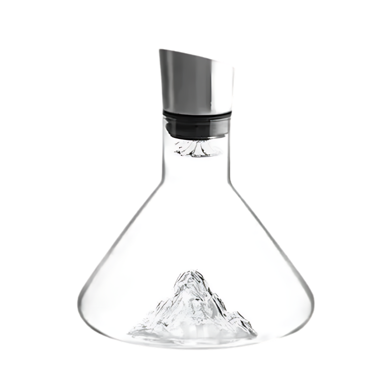 Mosrugs | Premium Wine Decanter | Lead-Free Crystal with Quick Aeration & Filtration for Enhanced Flavor Experience