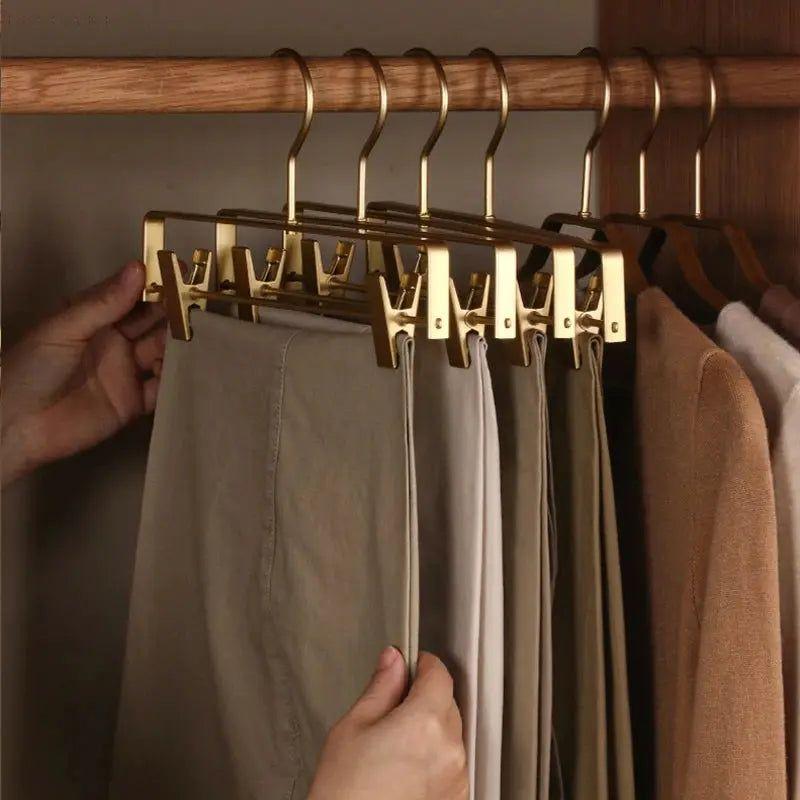 Mosrugs | ClipEase – Elegant Matte Non-Slip Trouser Hangers (Set of 5)