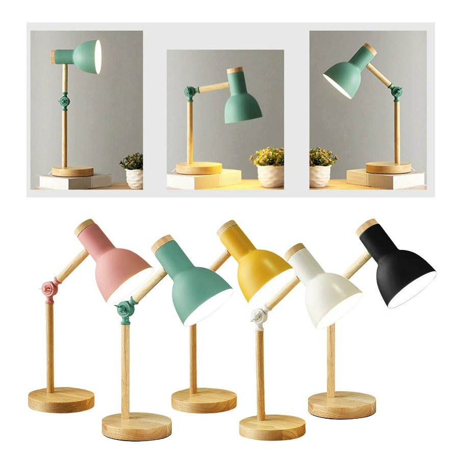 Mosrugs | NordicGlow | Scandinavian Wooden Desk Lamp