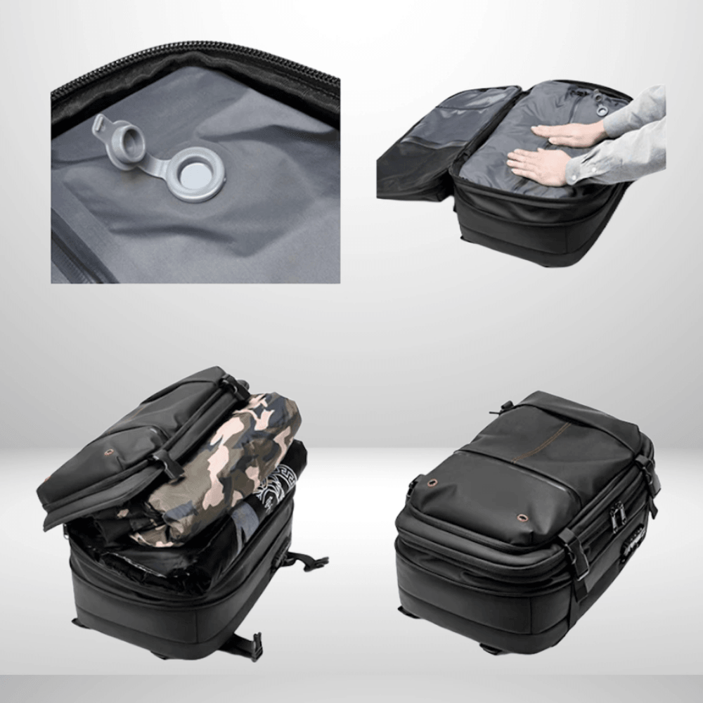 Mosrugs | CompriBag – Space-Saving Vacuum Travel Backpack with Expandable Capacity (25L–60L)