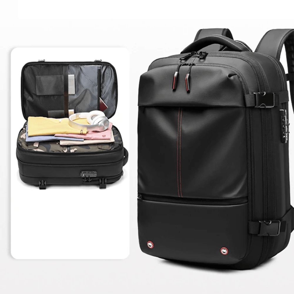 Mosrugs | CompriBag – Space-Saving Vacuum Travel Backpack with Expandable Capacity (25L–60L)