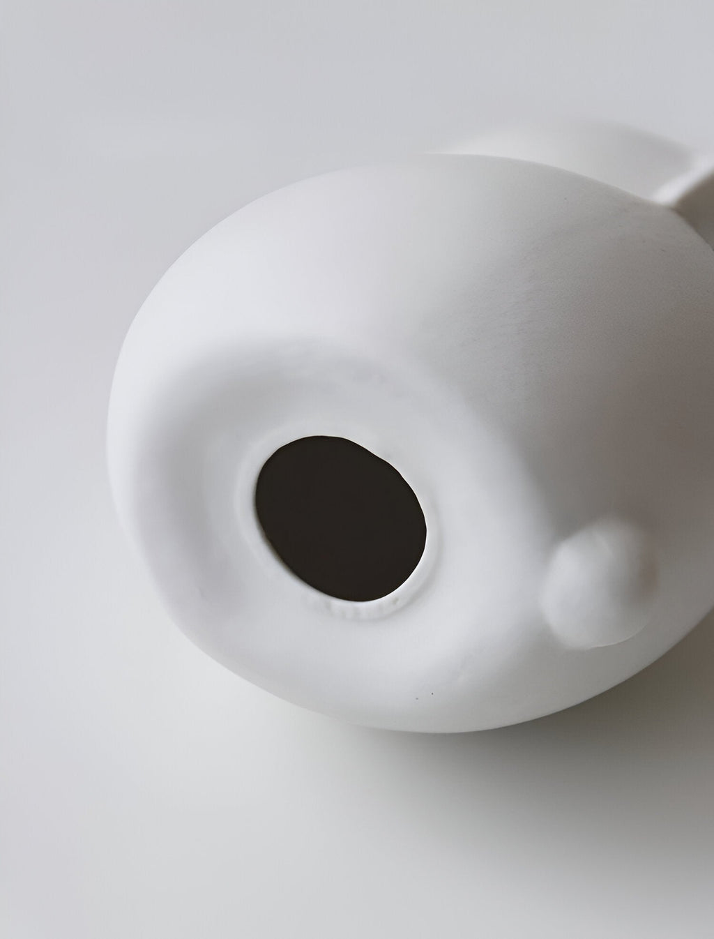 Mosrugs | ConeyBliss Minimalist Ceramic Bunny – Elegant White Easter Rabbit Figurine Decor