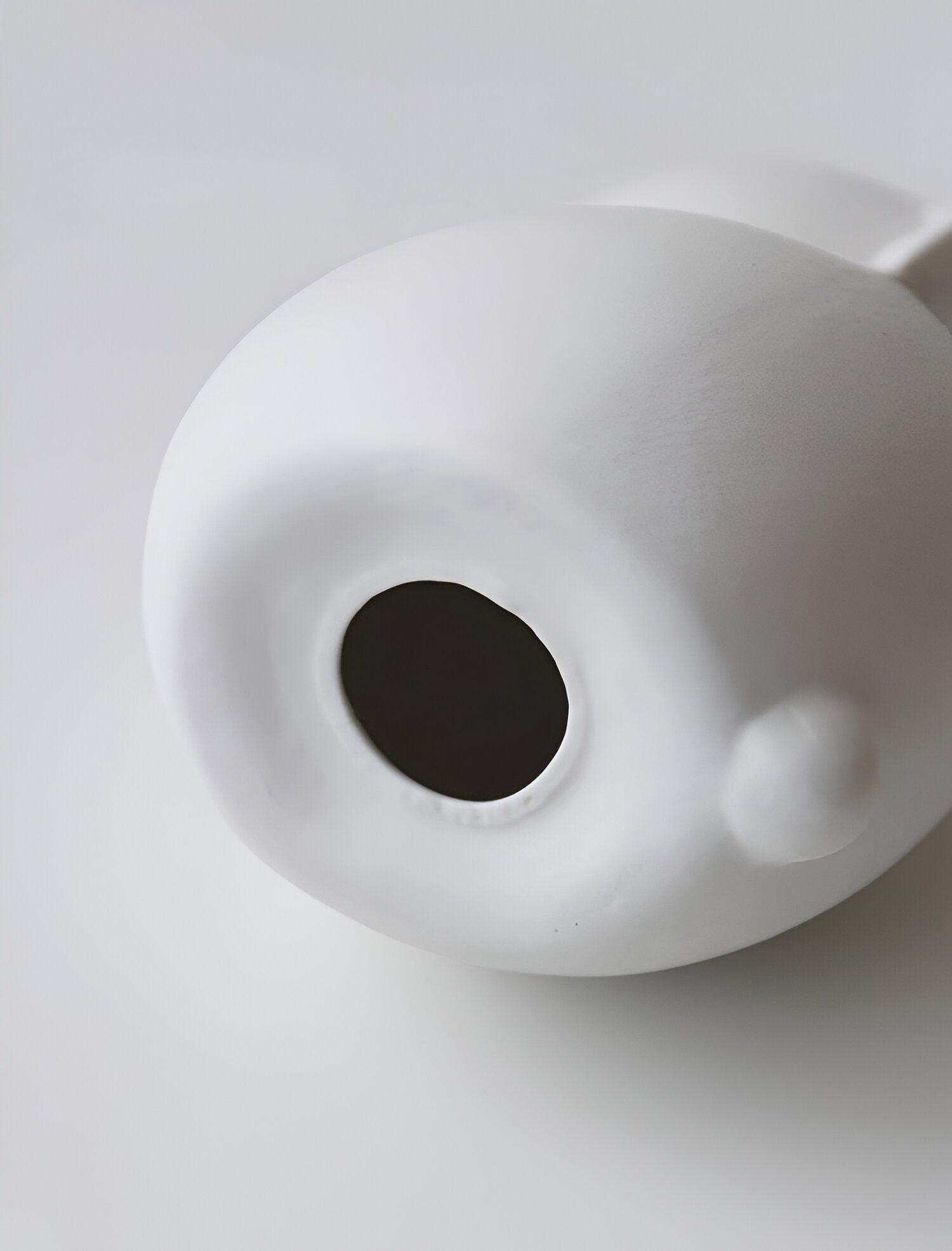 Mosrugs | ConeyBliss Minimalist Ceramic Bunny – Elegant White Easter Rabbit Figurine Decor