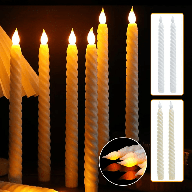 Mosrugs | GlowFlame - 3D Effect LED Christmas Candles