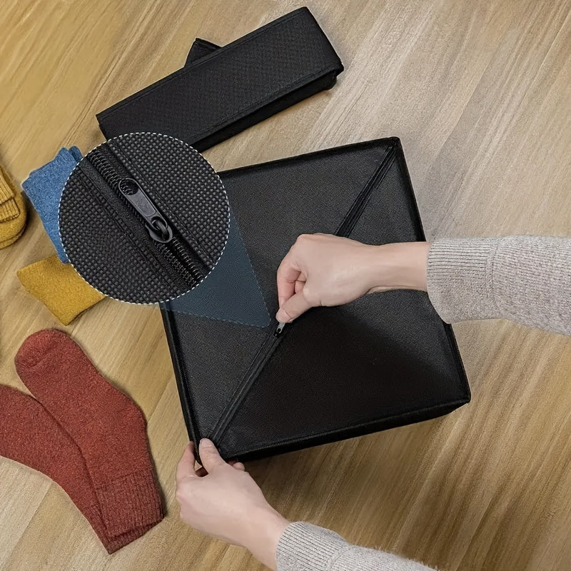 Mosrugs | FoldBox - 2-Pack Collapsible Storage Bins with 24 Compartments