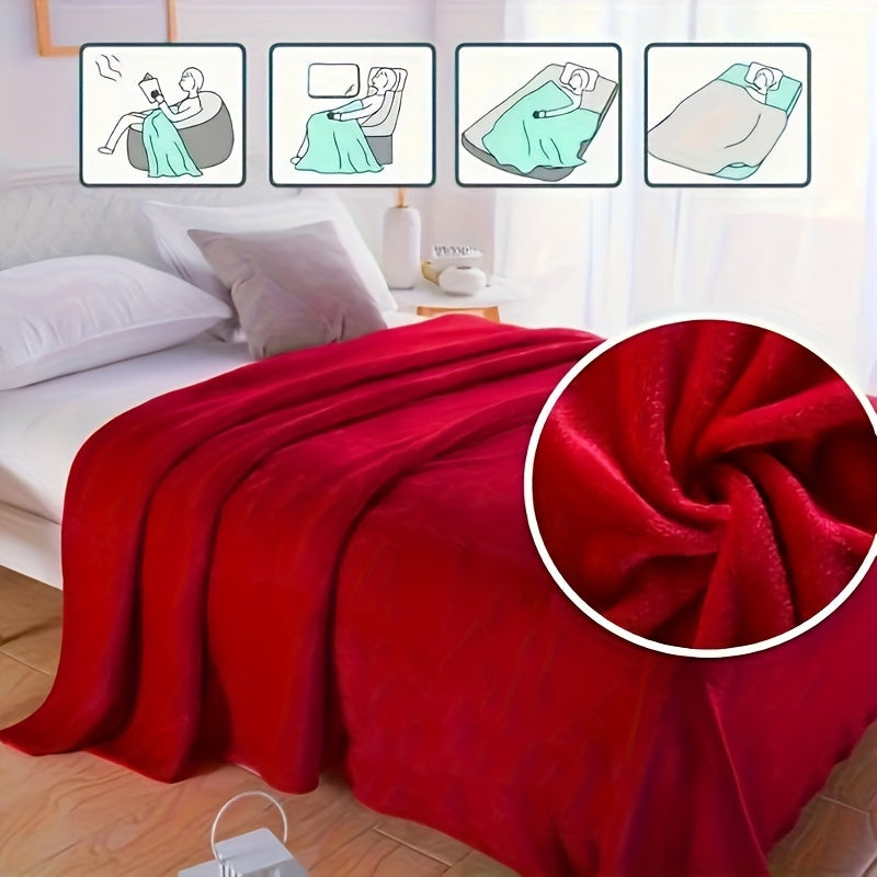 Mosrugs | SnuggleWave - Plush Fleece Throw for Couch and Travel