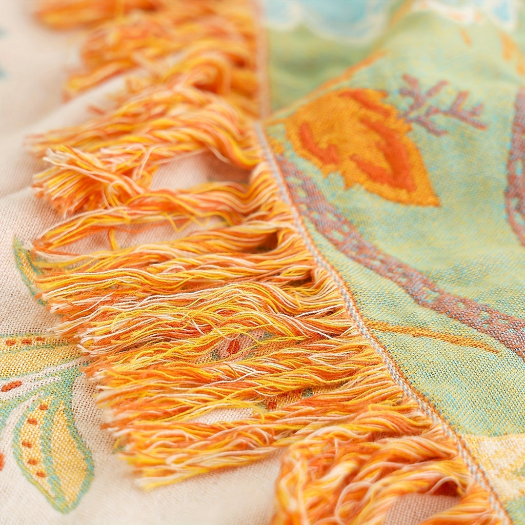 Mosrugs | ThreadHaven - Boho Tassel Throw